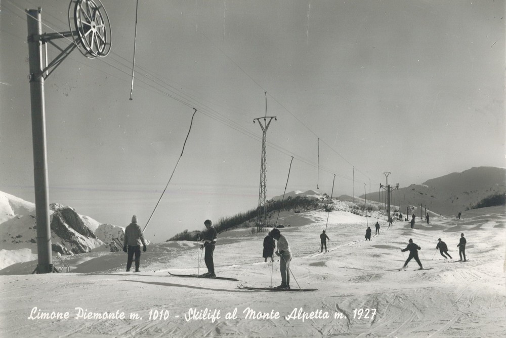 Skilift al Monte Alpetta - anni 60